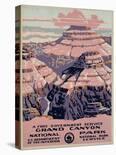 Grand Canyon National Park, a Free Government Service, ca. 1938-WPA-Stretched Canvas