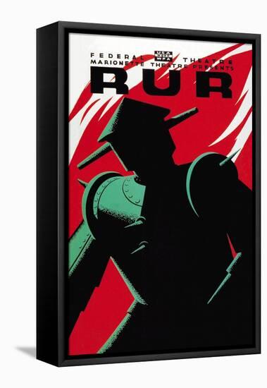 WPA Marionette Theater presents RUR (Rossum's Universal Robots)-null-Framed Stretched Canvas