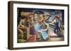 Wpa Mural. Mural by Charles Klauder Ca, 1940. Located in the Cohen Building Washington D.C-null-Framed Premium Giclee Print