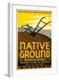 Wpa Poster for Native Ground Play-null-Framed Art Print