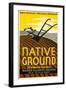 Wpa Poster for Native Ground Play-null-Framed Art Print