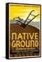 Wpa Poster for Native Ground Play-null-Framed Stretched Canvas