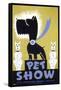 Wpa Poster Petshow Scottie-Vintage Apple Collection-Framed Stretched Canvas