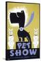 Wpa Poster Petshow Scottie-Vintage Apple Collection-Stretched Canvas