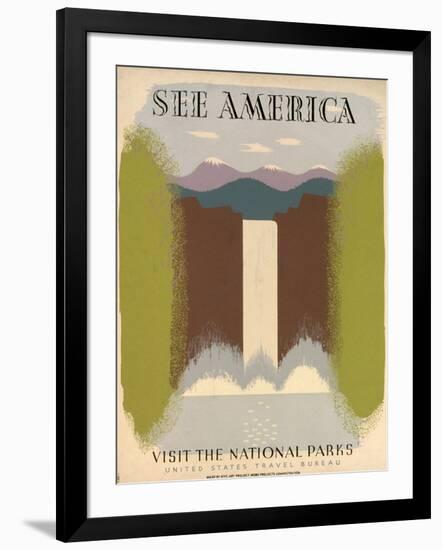 WPA See America I-Vintage Apple Collection-Framed Giclee Print