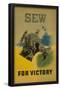 WPA (Sew for Victory) Art Poster Print-null-Framed Poster