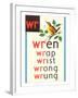 WR for Wren-null-Framed Art Print