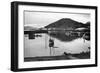 Wrangell, Alaska Town View of Fishing Boats Photograph - Wrangell, AK-Lantern Press-Framed Art Print