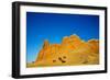 Wranglers Herding Horses along the Big Horn Mountains-Terry Eggers-Framed Photographic Print