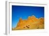 Wranglers Herding Horses along the Big Horn Mountains-Terry Eggers-Framed Photographic Print