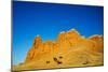 Wranglers Herding Horses along the Big Horn Mountains-Terry Eggers-Mounted Photographic Print