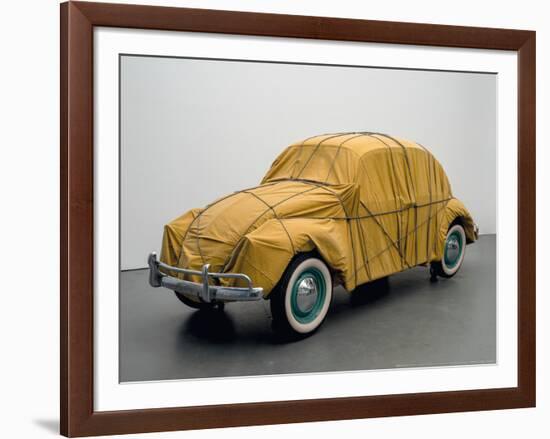 Wrapped Beetle, 1963/2014-Christo-Framed Art Print