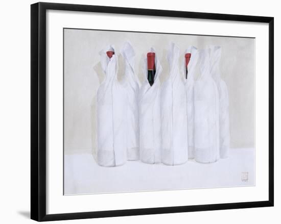 Wrapped Bottles 3, 2003-Lincoln Seligman-Framed Giclee Print