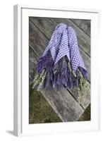 Wrapped Bouquets of Dried Lavender at Lavender Festival, Sequim, Washington, USA-Merrill Images-Framed Photographic Print