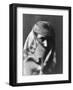 Wrapped in Blanket-Edward S^ Curtis-Framed Giclee Print