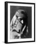 Wrapped in Blanket-Edward S^ Curtis-Framed Giclee Print