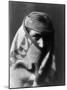 Wrapped in Blanket-Edward S^ Curtis-Mounted Giclee Print