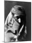 Wrapped in Blanket-Edward S^ Curtis-Mounted Giclee Print