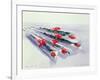 Wrapped Roses, 1987 (W/C on Paper)-Lucy Willis-Framed Giclee Print