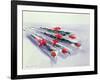 Wrapped Roses, 1987 (W/C on Paper)-Lucy Willis-Framed Giclee Print