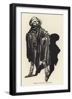 Wrapped Up to His Eyes in a Brown Mantle-René Bull-Framed Giclee Print