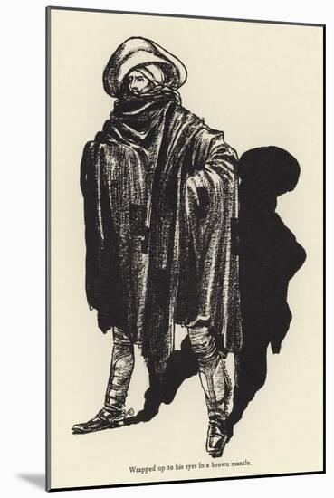 Wrapped Up to His Eyes in a Brown Mantle-René Bull-Mounted Giclee Print