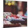 Wrapped Xmas Presents-Tim Kahane-Mounted Photographic Print