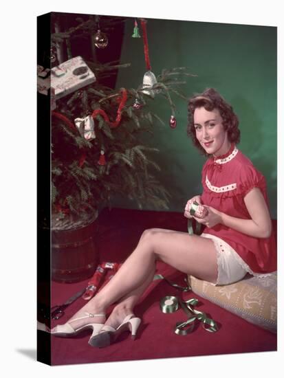 Wrapping Gifts 1950s-Charles Woof-Stretched Canvas