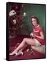 Wrapping Gifts 1950s-Charles Woof-Framed Stretched Canvas