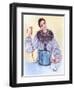 Wrapping Present-Judy Mastrangelo-Framed Giclee Print