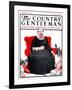 "Wrapping Presents," Country Gentleman Cover, December 15, 1923-WM. Hoople-Framed Giclee Print