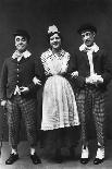 George Robey, Violet Loraine and Alfred Lester, Music Hall Entertainers, Early 20th Century-Wrather & Buys-Mounted Photographic Print
