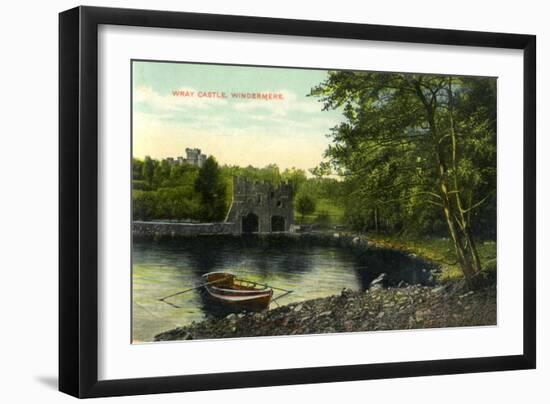 Wray Castle, Claife, Lancashire, Early 20th Century-null-Framed Giclee Print