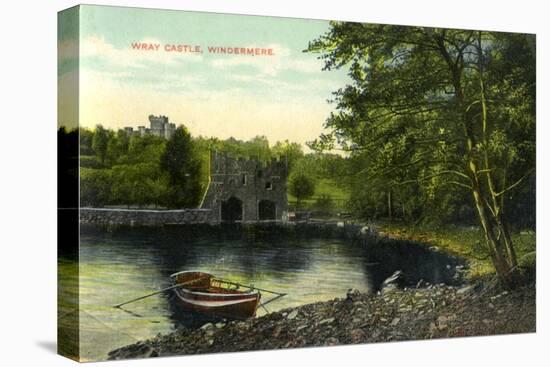 Wray Castle, Claife, Lancashire, Early 20th Century-null-Stretched Canvas