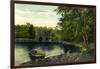 Wray Castle, Claife, Lancashire, Early 20th Century-null-Framed Giclee Print