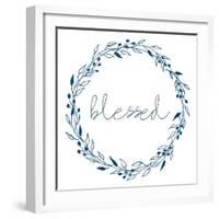 Wreath Blessed-Allen Kimberly-Framed Art Print