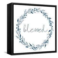 Wreath Blessed-Allen Kimberly-Framed Stretched Canvas