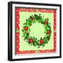 Wreath Green-Valarie Wade-Framed Giclee Print