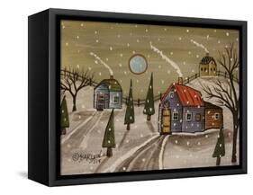 Wreath House-Karla Gerard-Framed Stretched Canvas