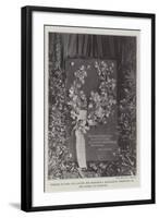 Wreath in Gold and Silver for Bismarck's Mausoleum, Presented by Women of Hamburg-null-Framed Giclee Print
