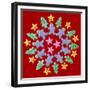 Wreath of Christmas Cookies-null-Framed Giclee Print