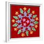 Wreath of Christmas Cookies-null-Framed Giclee Print