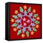 Wreath of Christmas Cookies-null-Framed Stretched Canvas