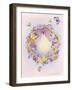 Wreath With Butterflies-Olga And Alexey Drozdov-Framed Premium Giclee Print