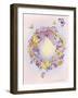 Wreath With Butterflies-Olga And Alexey Drozdov-Framed Giclee Print