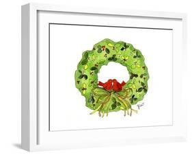 Wreath-Jennifer Zsolt-Framed Giclee Print