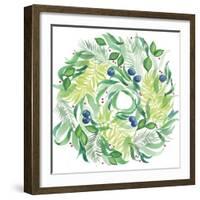 Wreath-Elizabeth Rider-Framed Giclee Print
