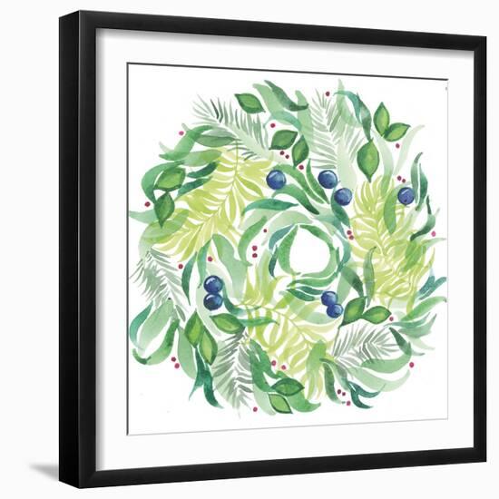 Wreath-Elizabeth Rider-Framed Giclee Print