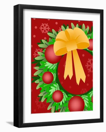 Wreath-Valarie Wade-Framed Giclee Print