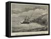 Wreck and Burning of a Barque in Mount's Bay, Cornwall-null-Framed Stretched Canvas